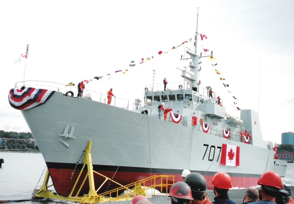 Canadian Navy Maritime Coastal Defense Vessel