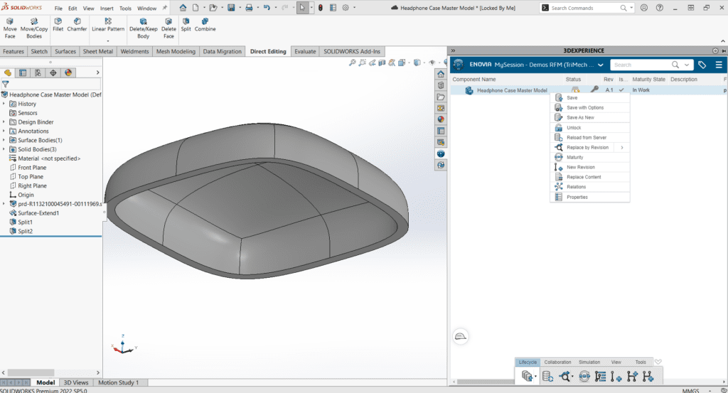 Download xShape model and display in SOLIDWORKS