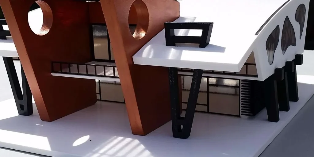 Architectural 3D printed model