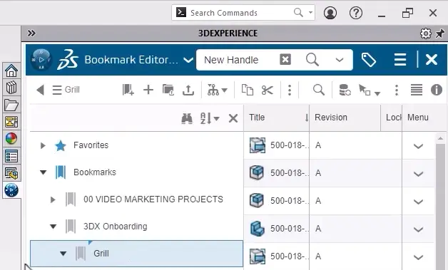 Bookmark Editor Within MySession