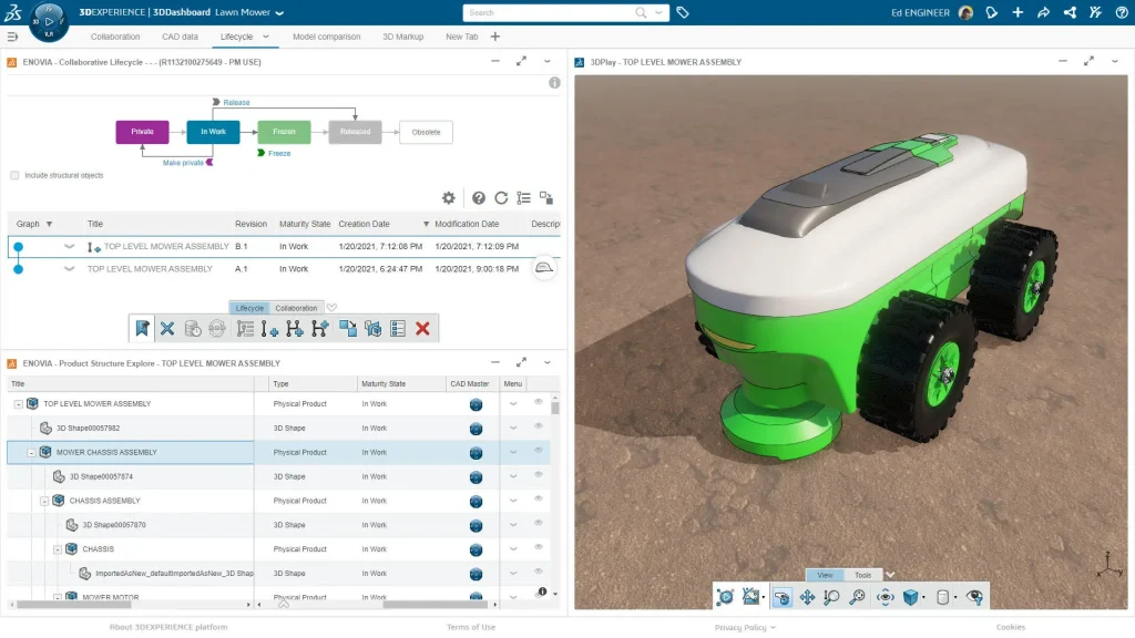 Managing SOLIDWORKS data in 3DEXPERIENCE
