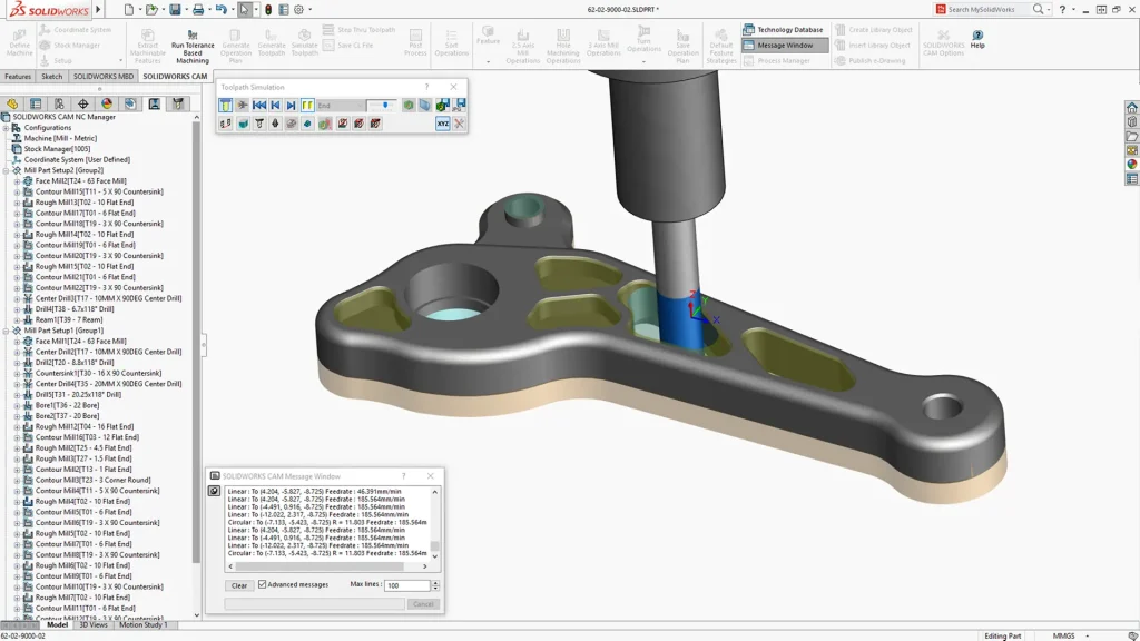 SOLIDWORKS CAM 3-Axis Milling