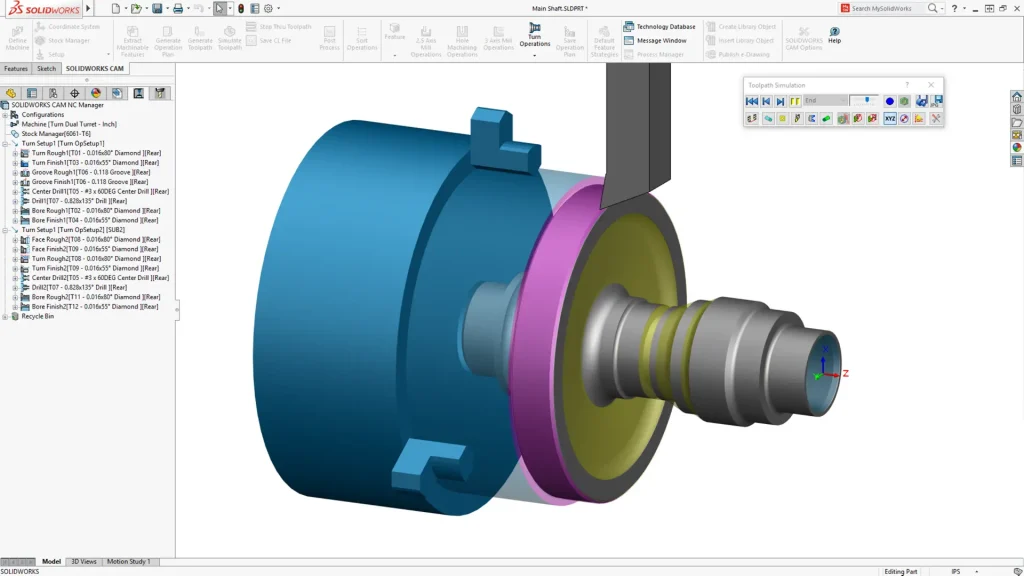 SOLIDWORKS CAM Turning