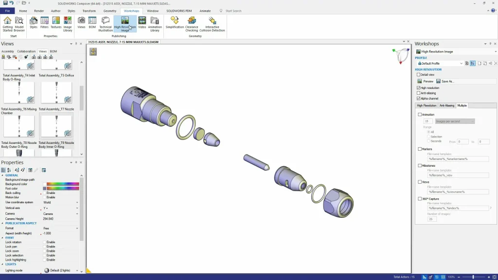 SOLIDWORKS Composer Exploded View